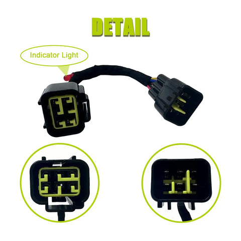 6 Pin Diagnostic Cable Connector For Surron Light Bee X And Light Bee S Electric Motorcycles And Dirt Bikes, 6 Pin Port Diagnostic Adapter For Controller And Battery Connections