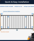 Modular Aluminum Deck Railing Kit 6 Ft By 36 In 1 Plus 1 System Quick Install Instruction Guide Diagram