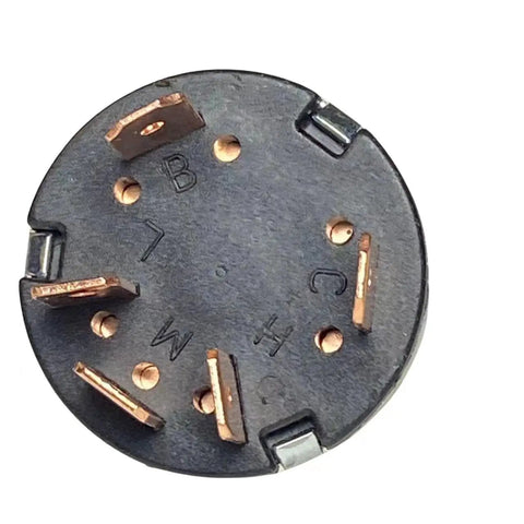 Close-up of 4 Position Rotary Switch with 3 Speed Settings, heavy duty, showing copper terminals, 16 Amp 125 Volt, 12 Amp 250 Volt.