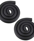 Two Pack Pipe Insulation Tubing For AC Lines And Water Pipes Six Foot Length Black One Quarter Inch By Three Eighths Inch