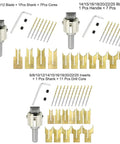 Bead Maker Drill Bit Set Pro Grade 6 To 25 Mm Carbide Ball Blade Milling Cutter Kit 24 Piece Cemented Carbide Bead Making Tools for Woodworking