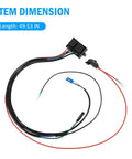 Replacement Relay Harness For Hydraulic Jack Plates 2014 And Up Compatible With AHJ Series DP Jack Systems AHJRELAYKIT 2 DP