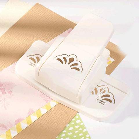 All In One Border Punch Embossing Tool For Scrapbooking And Card Making, Edges Punches And Paper Cutter In One Compact Machine.