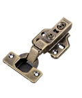 Ultra Quiet Cabinet Hinges 2 Pack Hydraulic Mute Stainless Steel Door Closers For Cupboards Copper Core Damper Buffer Half