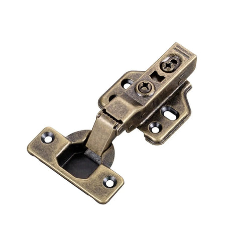 Ultra Quiet Cabinet Hinges 2 Pack Hydraulic Mute Stainless Steel Door Closers For Cupboards Copper Core Damper Buffer Half