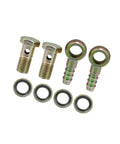 Banjo Bolt Kit M12x1.5 10mm Hose Barb Fittings With Copper Washers For Brake Lines Easy Install Upgrade For Motorcycle And Car