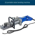 Heavy Duty Electric Rebar Cutter And Steel Bar Bending Machine, 20mm portable hydraulic tool with integrated clamp.