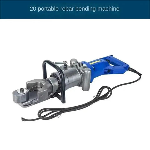 Heavy Duty Electric Rebar Cutter And Steel Bar Bending Machine, 20mm portable hydraulic tool with integrated clamp.