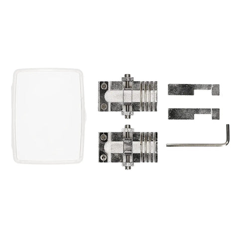 Universal Key Clamping Fixtures Set With Storage Box For Key Cutting Machines Portable Waterproof Dustproof Organizer Includes 2 Clamping Fixtures 2 Plates Wrench And Case Pro Locksmith Must Have Gear For Cutting Various Key Shapes.
