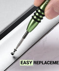 Using screwdriver from 10 Pack M2.5 X 4 Torx T5 Screws For XPS 17 9700 9710 9720 And Precision 5750 5760 5770 to install screw.