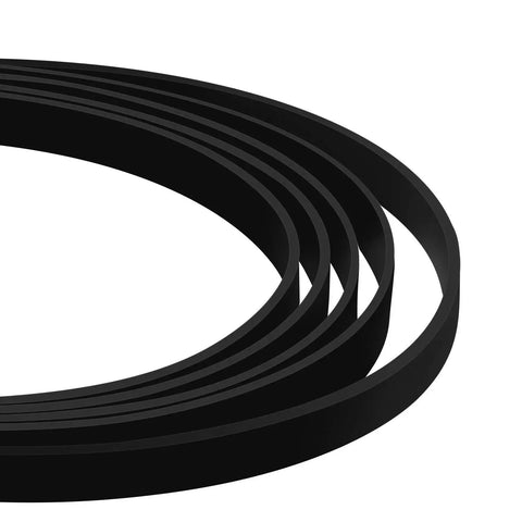 Turntable Belt Kit With Five Sizes For Belt Driven Record Players Replacement Belts For Repair And Maintenance Includes 300x5x1.0mm