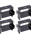 Heavy Duty Stainless Steel Leaf Spring Clamp Kit Boosts Axle Torque Control For Trucks Campers Trailers To Enhance Vehicle Stability, Safety And Towing Performance With Easy Install And Long-Lasting Durability Without Any Breakdown Worries. 4 black clamps