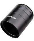 Extension Tube Kit For Cameras And Eyepieces With 5mm 10mm 15mm 30mm Spacers M48x0.75 On Both Sides. Aluminum cylinder, black anodized.