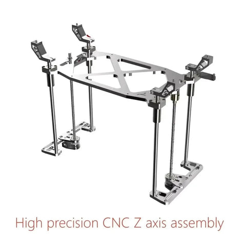 Heavy Duty AWD 235 MM 3D Printer Kit Featuring CNC Metal Frame Z axis assembly with precise metal parts for DIY projects