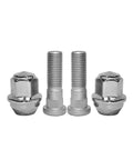 M12x1.50 Chrome Wheel Lug Stud Nut Set For Ford Focus Fusion Fiesta Escape EcoSport Ranger MKC MKZ And More Replaces 611-303 CV6Z1012C
