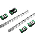 HGR20 600mm Linear Rail Kit with 2 Rails and 4 HGH20CA Carriages for DIY CNC Routers Lathes and Mills Aluminum Mounting Rails