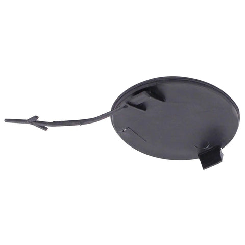Bottom view of Front Tow Hook Cover For Jeep Renegade 2015 2016 2017 2018 2019 Replacement Durable Plastic Shield Protects Bumper Corner