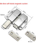Dimensions of Magnetic Push Latch Catch With Push To Open Design Easy Install No Fuss Door Release Model Xk824