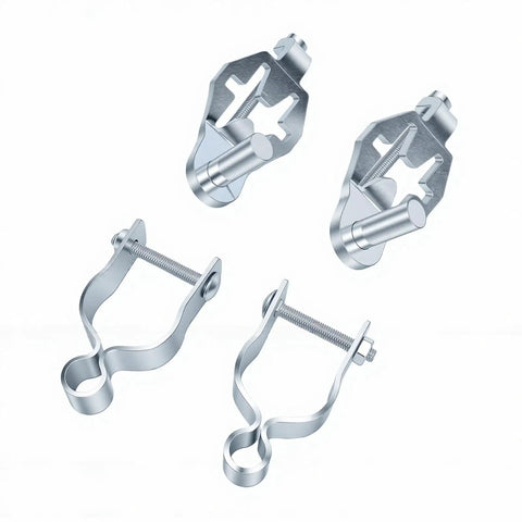 Heavy Duty Steel Door Hinges With T Post Suspension For Versatile Farm Gates, Rustproof And Easy Install With All Hardware, Rugged