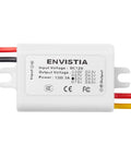 Front view of Miniature 12V To 5V Buck Converter Module, 3A 15W Waterproof DC To DC Power Supply with input range 8V to 24V