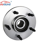 Front Wheel Hub And Bearing Assembly Replacement For 1997 To 2000 Ford F 150 4x4 5 Lug 2 Wheel ABS Direct Fit With Sealed Bearings And Durable Steel Construction Ready To Install