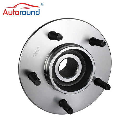 Front Wheel Hub And Bearing Assembly Replacement For 1997 To 2000 Ford F 150 4x4 5 Lug 2 Wheel ABS Direct Fit With Sealed Bearings And Durable Steel Construction Ready To Install