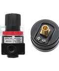 Pneumatic Air Regulator With Bracket And Gauge Quarter Inch NPT Female Thread 0 To 145 PSI Adjustable For Your Shop Air Compressors
