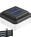 Weather Proof Fence Post Solar Lights For Backyard And Driveway Lines Durable outdoor solar lamp with solar panel for easy installation.