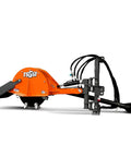 Side view of PTO Powered 3 Point Hydraulic Stump Grinder For 35 To 60 HP Tractors With 24 Inch Cutting Wheel And 16 Carbide Teeth Model TSG61