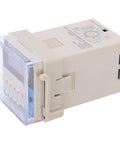 Pro Grade Time Delay Relay Timer Adjustable Cycle Control Module JDM48 11 For Industrial Machinery And Automation Systems AC380V Durable Plastic Housing, beige plastic case