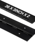 Heavy Duty 36 Inch Long Piano Hinges 3 Inch Wide 0.060 Inch Thick 201 Stainless Steel Continuous Hinge For Cabinets Doors Toolboxes Wooden Boxes Metal Plates Furniture And Industrial Projects 2 Pack Zonon Built To Last