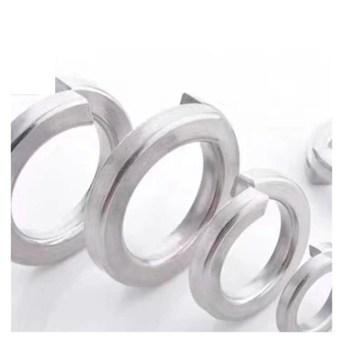 Spring Lock Washers 304 Stainless Steel GB93 Pack Of 10 To 100 Pieces Silver Finish Rust Resistant And High Precision