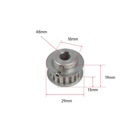 Premium Brushed DC Motor Designed For Mini Lathe Work Hella Tough 600 Watt Powerhouse Runs On 110 Volts Spins At Six Thousand Rpms With Thick Iron Body And Zero Vibration, showing a detailed schematic of a pulley with dimensions