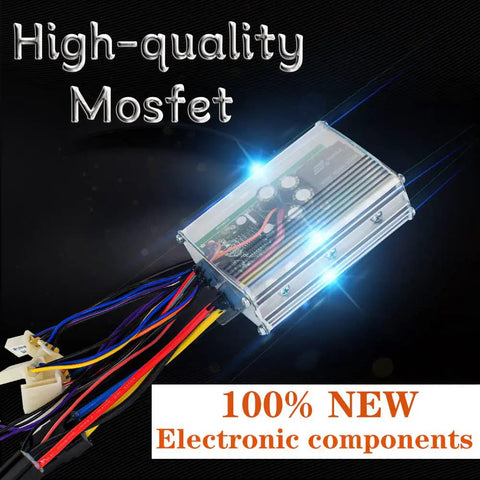 Smooth Operator 36 Volt Brushed Motor Controller 1000 Watt 30 Amp Rated With Three Stage Speed Switch For E Bikes And Scooters Riders Swear By This Heavy Duty Knockout Add On with wires and aluminum housing.