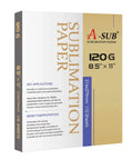 Premium Sublimation Paper 8.5x11 Inch 120GSM 110 Sheets For Inkjet Printers And Sublimation Inks With High Transfer Efficiency