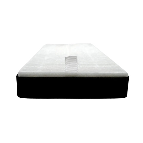 Front view of 2 Pack Replacement HEPA Filter For Filtrete Room Air Purifier Models C01 T02, 12x6.75 inches, white filter surface.
