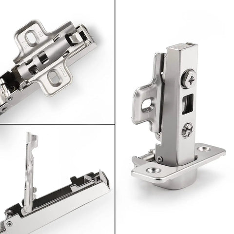 Quick Fix Clip On Full Overlay Cabinet Hinges Delivering Slick Concealed Hardware For Frameless Furniture With Knockout 105 Degree Door Action