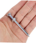 Metal spike from 12Pcs Heavy Duty Lawn Aerator Shoes With Deep Penetration Spikes Soil Loosening Tool For Grass Aeration And Compaction Relief
