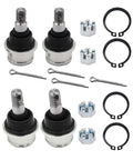 ATV Beefy Heavy Duty Ball Joint Kit Set Of 4 For Rancher 350 TRX350TM 420 TRX420FE And 400 Models upper and lower joints with pins
