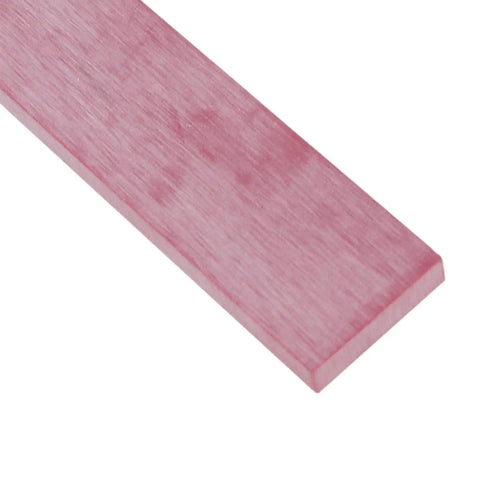 Close-up of a single pink stone from the 3000 Grit Watch Screwdriver Sharpening Stone Set With Handy Sharpening Guide And Grinding Tool