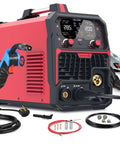 Aluminum MIG Welder 7 In 1 Multiprocess With Pulse MIG Gas And Flux Core MIG Stick MMA Lift TIG Spot Weld Spool Gun Compatible