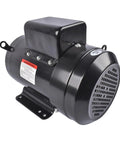 Heavy Duty 5 Hp Electric Compressor Motor Single Phase 208 To 230 Volt 1725 Rpm Reversible drive unit from side view.