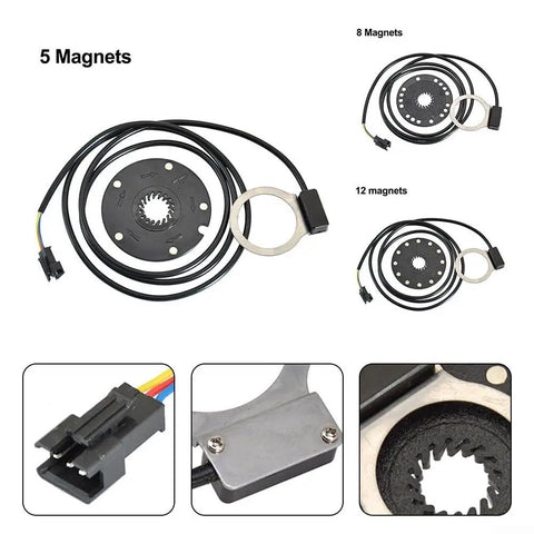 Cool E-Bike PAS Sensor With 12 Magnets And Alloy Speed Controller For Smooth Power Assistance And Extended Battery Life On Your Ride 12 magnet disc