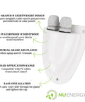 Go-To Dual Cable Gland Waterproof Box For Solar Panels With Roof Mount Kit 6-12mm entry glands, ABS plastic, IP68 waterproof