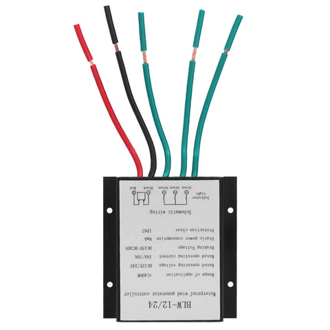 Beefy Wind Turbine Charge Controller With High Efficiency Power Management IP67 Waterproof 10 To 16A DC12 24V Aluminum Alloy Generator Controller For Wind Turbine Power System