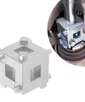 Tough Nails Cube Brake Caliper Compression Tool With 3/8 Inch Drive Socket showcasing solid steel construction for piston reset.
