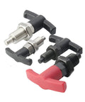 Heavy Duty Stainless Steel T Handle Indexing Plunger Precision Self Locking Locating Pin With Return Spring Rock Solid Grip For Woodworking Jigs And Fixtures M20 diverse set of plunger pins in various sizes.