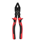 Red and black handle pliers, CRV TH-T12, front view