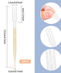 Bulk 300 Pcs 3ml Disposable Plastic Transfer Pipettes For Lab Work And Craft Projects Safe Non Toxic For Classroom Experiments And DIY Science, 15.5cm