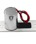 Waterproof Heavy Duty Electric Drop Bolt Door Lock DC 12V magnetic induction component with wires on metal base plate.